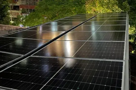 Projeto solar associado ao depoimento demonstrativo de Daniel Souza